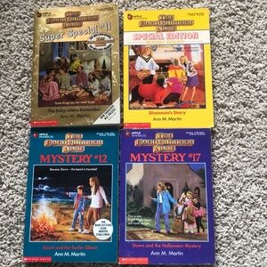 Baby-Sitters Club Books. Super Special 11, Mystery 12 & 17, & Special Edition